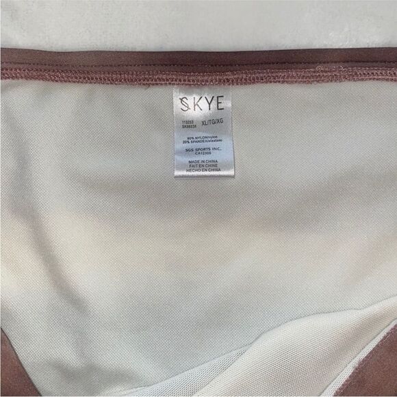 SKYE Midwaist Foldover Bikini Bottom Size XL - Picture 4 of 10